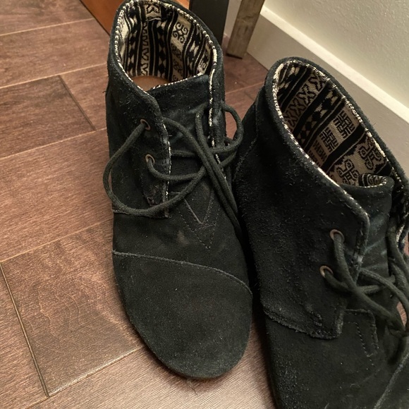 Toms Bootie Wedges - Picture 3 of 3